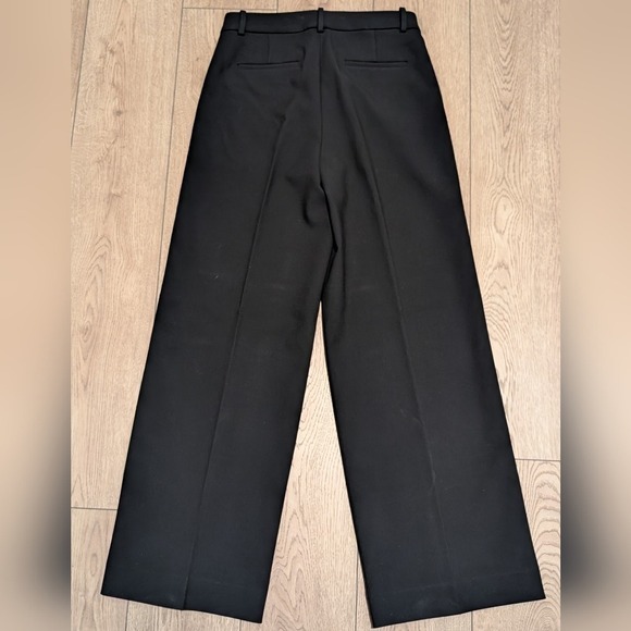 J. Crew NWT Carreman Classic Black Wide Leg Trouser Pants - Picture 6 of 7
